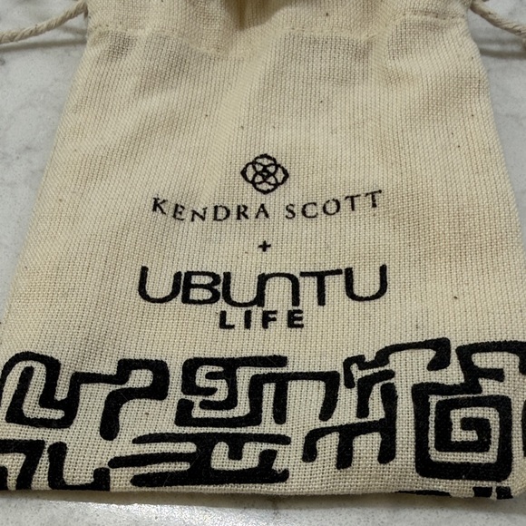 Kendra Scott Gold and Silver Beaded Bracelet, Ubuntu Life “Mama” - Picture 2 of 6